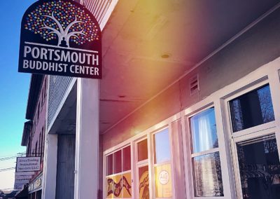 The new Portsmouth Buddhist Center, Deer Street, Portsmouth NH